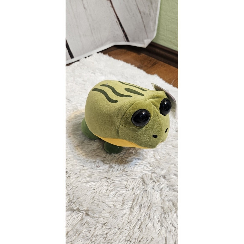 Adopt Me! Bullfrog Plush Green Yellow Game Collectible Toy 8 Inch‎ New With Tags